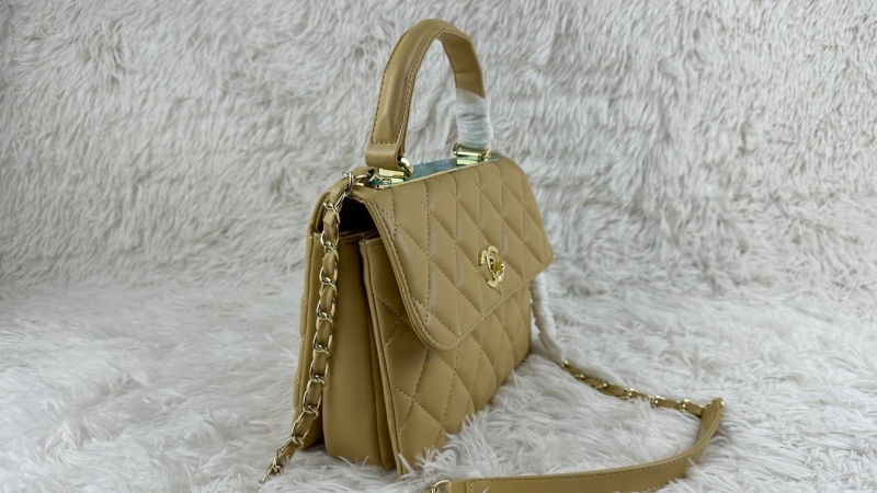 Ch**el top handle bags